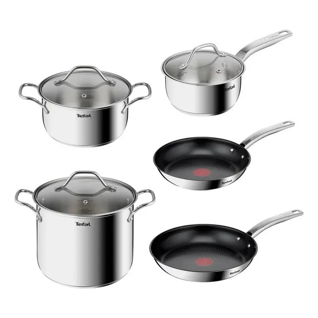 Batería De Cocina Tefal Intuition Con 8 Pzas