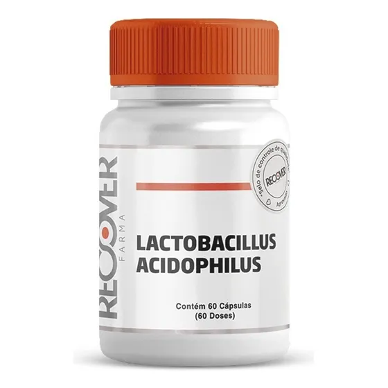Lactobacillus Acidophilus 1 Bilhão De Ufc - 60 Cápsulas Sabor Without Flavor