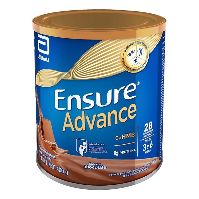 Fórmula Para Alimentación Ensure Advance Chocolate 400g
