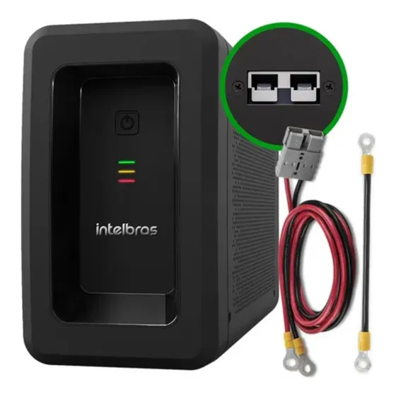 Nobreak Intelbras 600va Seg Bi+ Com Cabo P/ Bateria Externa