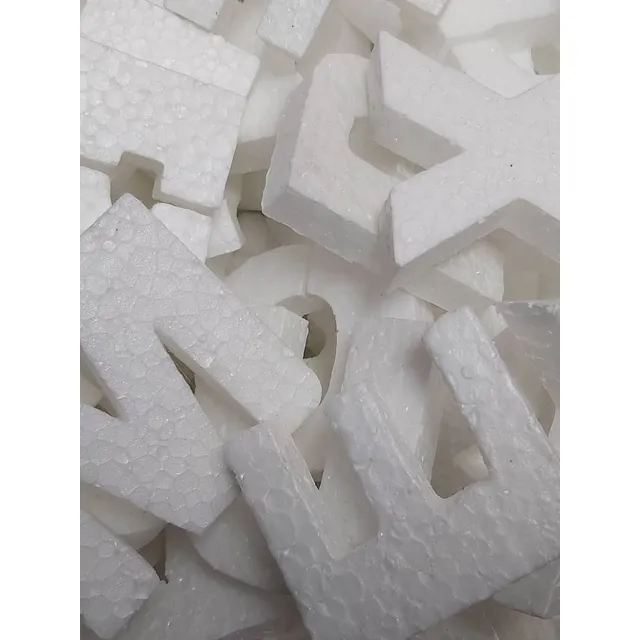5 Un Letras/numeros  Altura 8 Y Espesor2.5 Cm Poliestireno