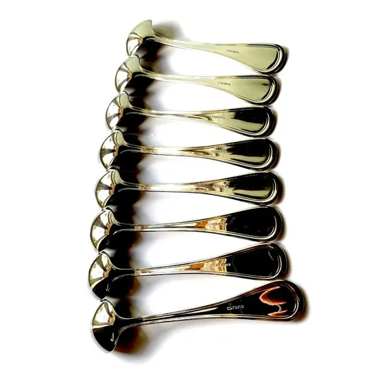 Cucharas Corona 8 Unidades Acero Inoxidable