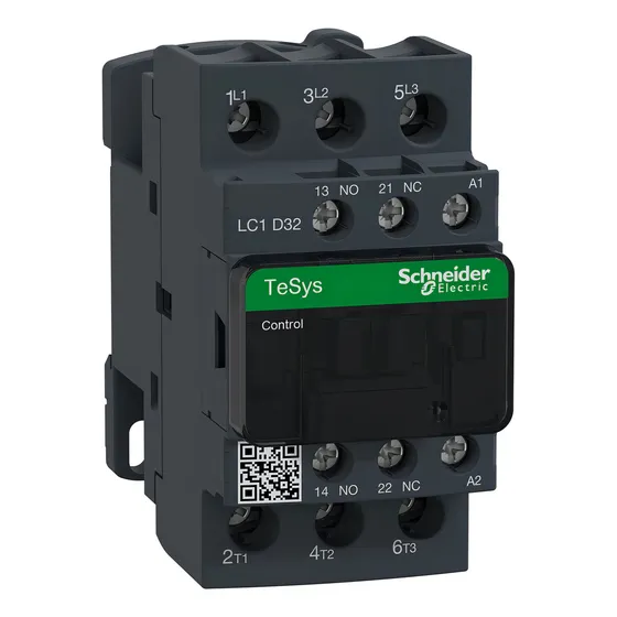 Contactor Schneider Lc1d32f7 De 32a Con Bobina De 110 Vca