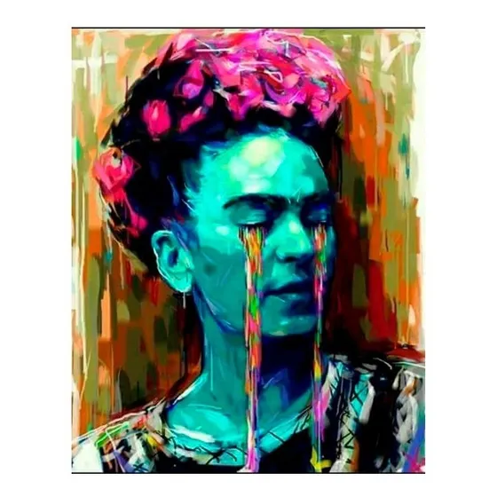 Lienzografia Lienzo Frida Kahlo 60x90 Impresion Arte