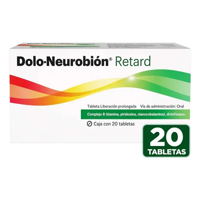 Dolo Neurobion Retard 20 Tabletas Oral Complejo B