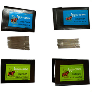 Agujas De Caneva Para Bordar 24 Y 26 C/p Y S/p. 100 Piezas Agujas De Caneva Para Bordar 24 Y 26 C/p Y S/p. 100 Piezas