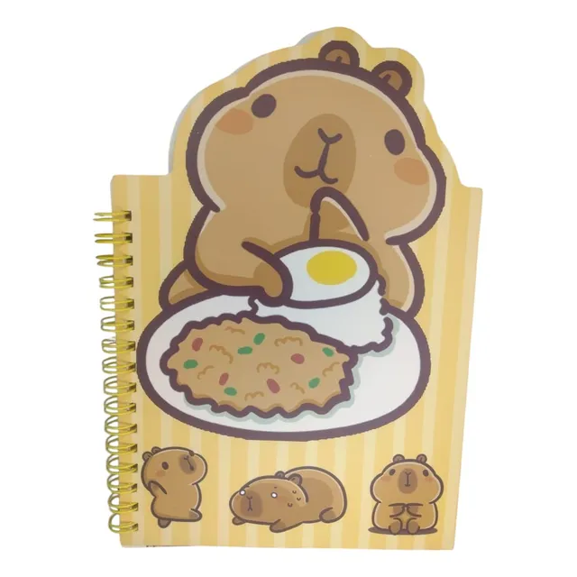 Agendas Argolladas Capibara 20 Cms Kawaii