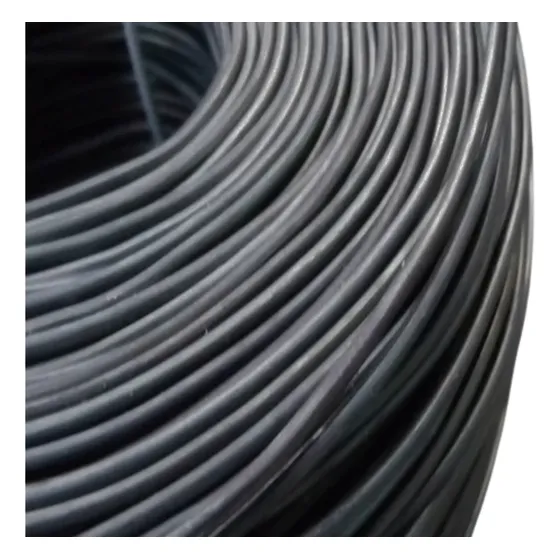 Alambre Dulce Color Negro 6mm Rollo 1kg