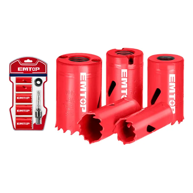 Juego De 7 Brocas Sierra Bimetalicas Emtop Ehsw0071 Mecha