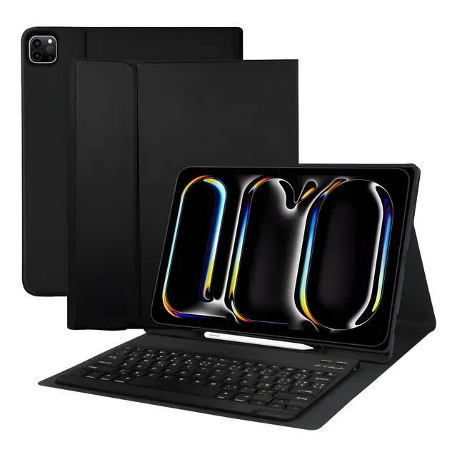 Funda Con Teclado Español Magnético Para iPad Pro 13 2024