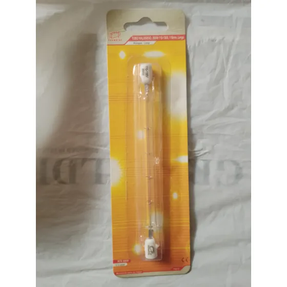 Bombillo Tubo Halógeno 118 Mm, 200w, 110-130v.