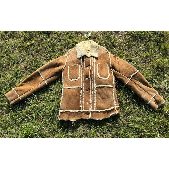 Campera Gamulan Cuero Natural