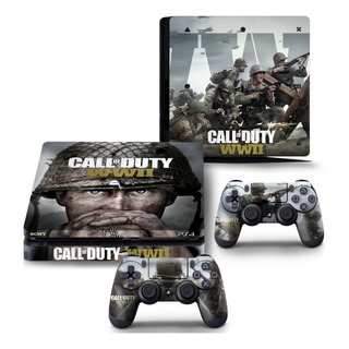 Skin Para Ps4 Slim Adesiva Call Of Duty World War 2 Ii Skin Para Ps4 Slim Adesiva Call Of Duty World War 2 Ii