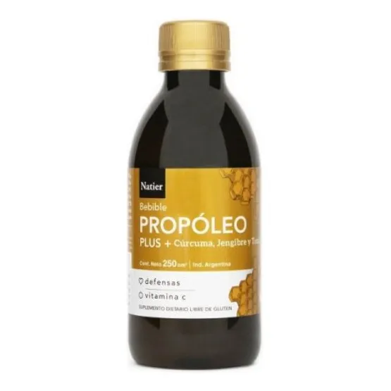Natier Propoleo Plus+curcuma+jengibre 250ml