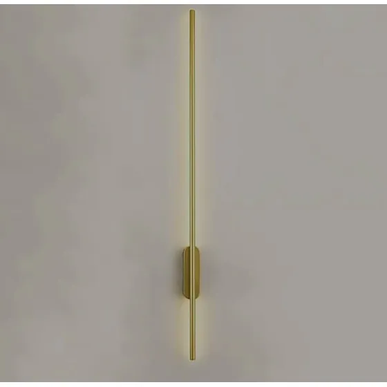 Lampara Aplique Led De Pared Decorativo Dorado De Lujo