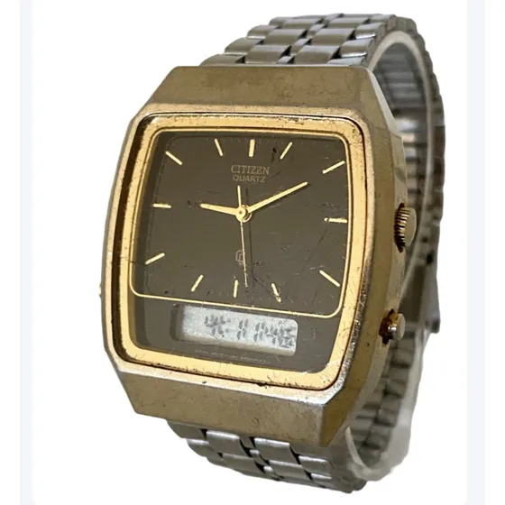 Reloj Citizen Análogo Digital, Funcionando. Antiguo.