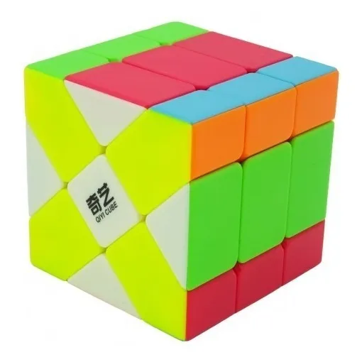 Cubo Rubik 3x3 Qiyi Fisher Profesional Lubricado Color De La Estructura Stickerless (sin Etiquetas)