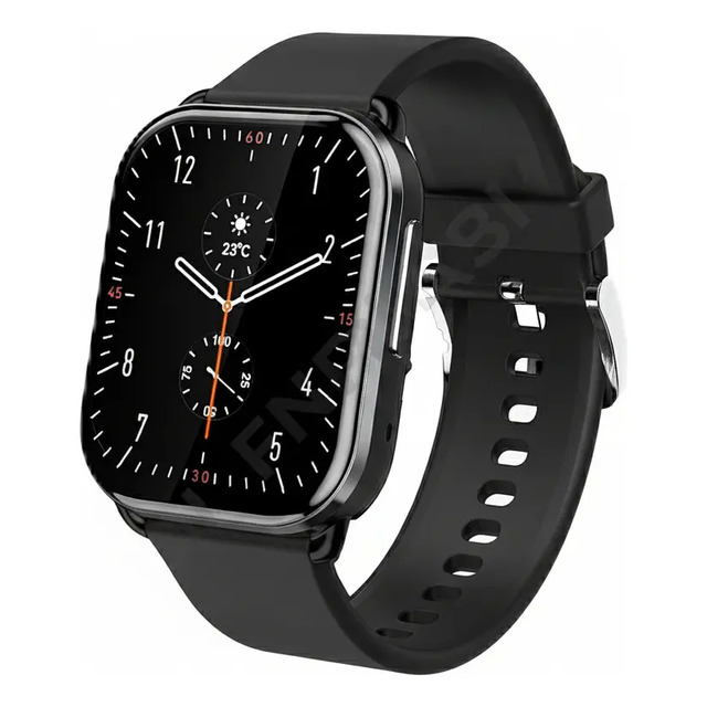 Relógio Smartwatch Qcy Watch Gs S6 Bluetooth Ipx8 Cor Preto Cinza-escuro