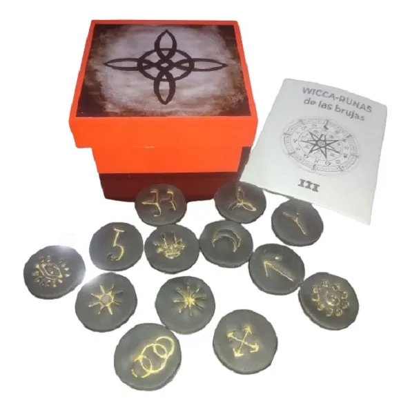 Runas Wicca De Las Brujas, Gitanas. Con Cofre Mas Intructivo