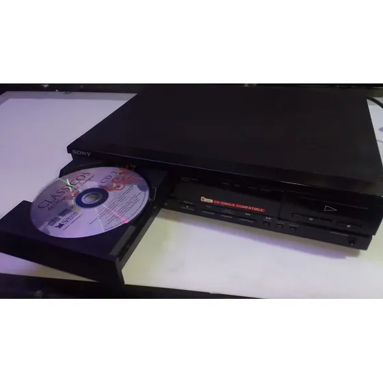 Cd Player Sony Cdp-m35 Exelente Estado - Com Garantia