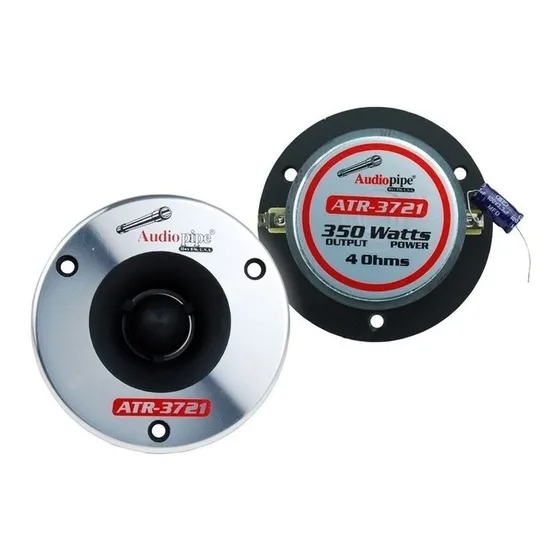 Juego De Tweeter Bala Audiopipe Atr-3721 350w 150w Rms
