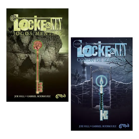 Coleção Locke & Key 2 Vol: Jogos Mentais + Coroa De Sombras (capa Dura), De Joe, Hill. Editorial Kit De Livros, Capa Mole Em