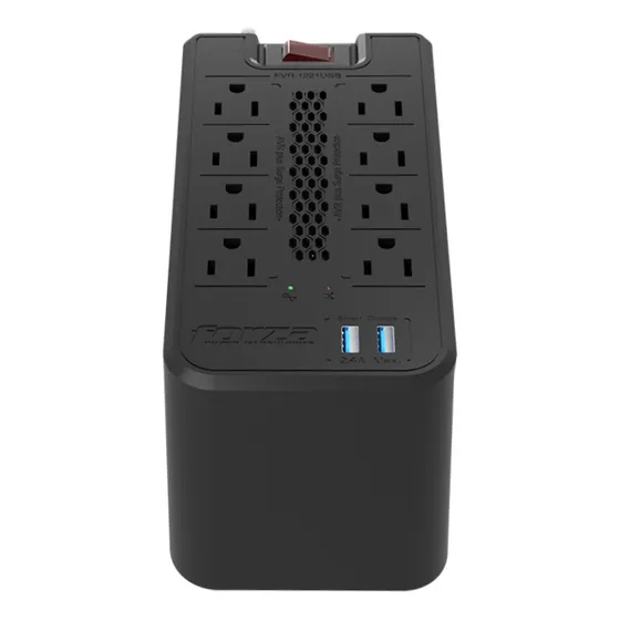 Regulador Forza Fvr-1221usb 1200va 120v 2usb 8 Salidas