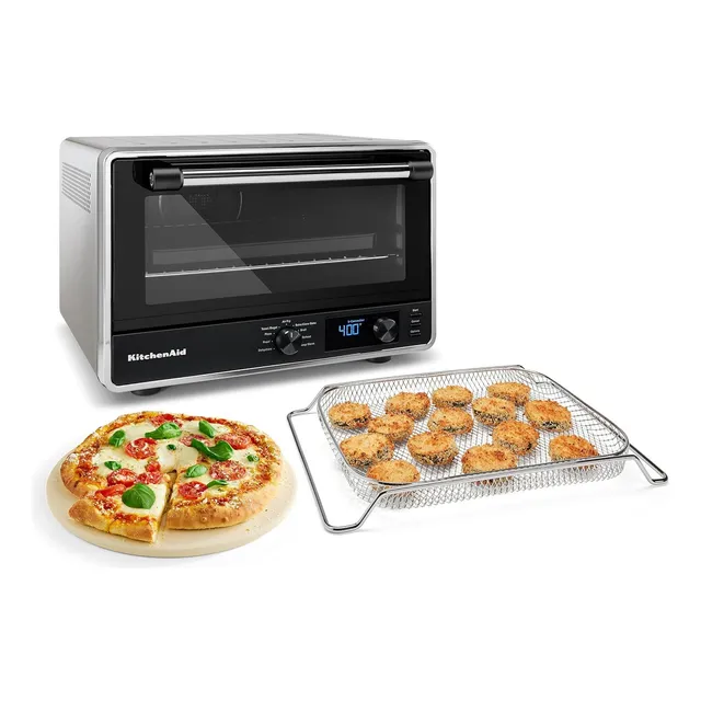 Horno Digital Kitchenaid Multifuncional Y Freidora De Aire Color Negro