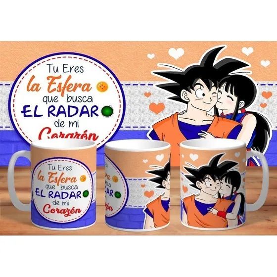 Taza Parejas Dbz: Eres La Esfera