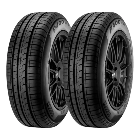 Kit 2 Pneus 195/65R15 Pirelli P400 Evo 91H Aro 15
