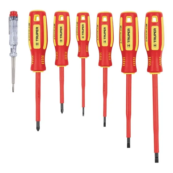 Juego De 6 Desarmadores Dielectricos Truper 14196
