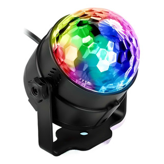 Bola Discoteca Luz Mini Magia De Cristal Bola Luz Led Rgb Bola Discoteca Luz Mini Magia De Cristal Bola Luz Led Rgb