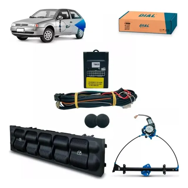 Kit  Alza Cristales Eléctricos Vw Gol G2 2 Puertas