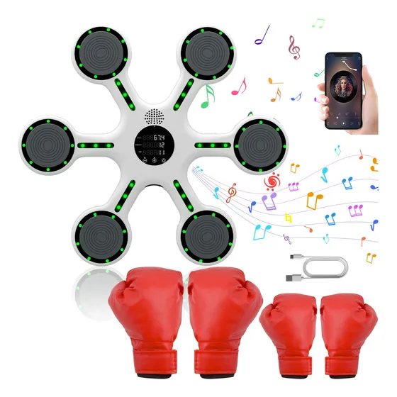 Saco De Boxeo Musical Inteligente Con Bluetooth
