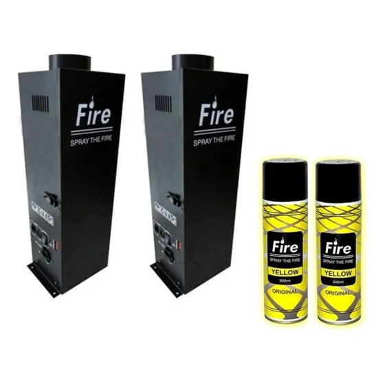 Kit Máquinas De Fogo / Fire Machine Dmx C/ Refil 220v