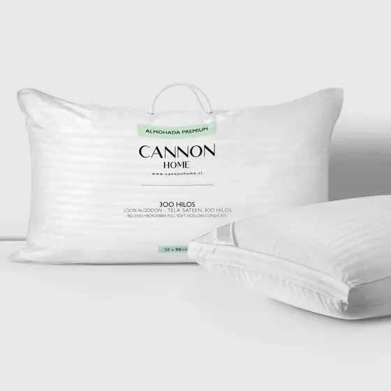 Almohada Cannon Microfibra 50X90 cm