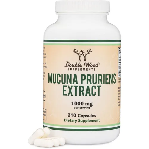 Double Wood Mucuna Pruriens Extract 210 Capsules Sabor Sin Sabor