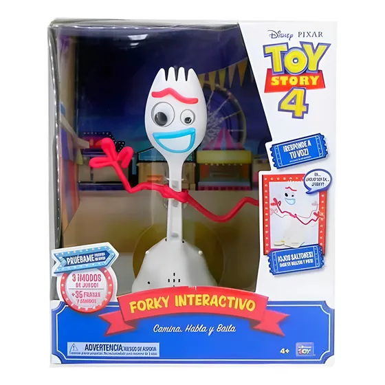 Toy Story 4 Forky Interactivo Habla Canta Español Baila 30cm