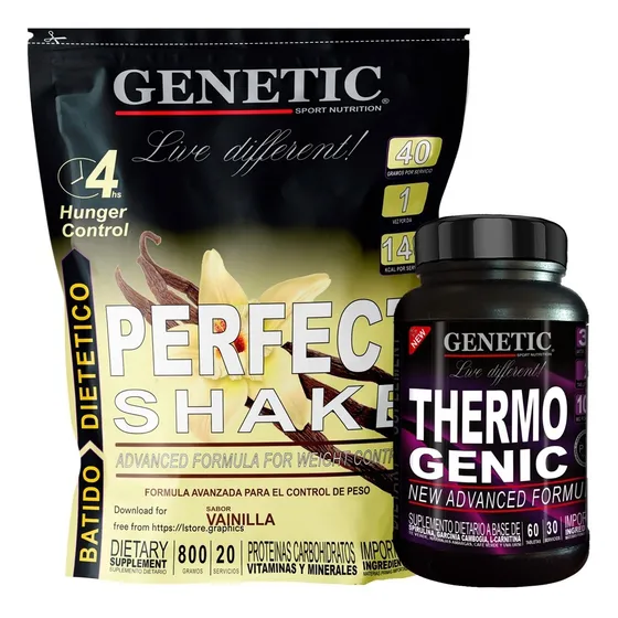 Batido Perfect Shake Thermogenic Rapido Rapido Quemador Abds