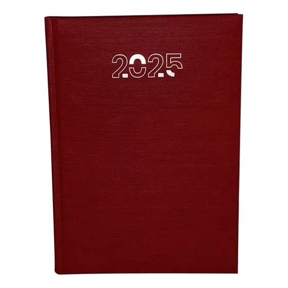 Agenda Diaria 2025 Corvara Rojo 989