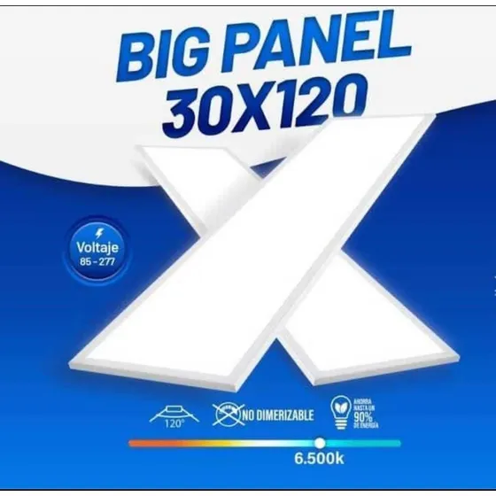 Lámpara Led 120x30 Embutir 48w Luz Blanca 