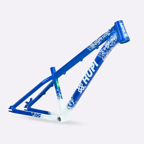 Quadro Vikingx Tuff X-25 Aro 26 Aluminio Dirt Jump Bike Cor Prata