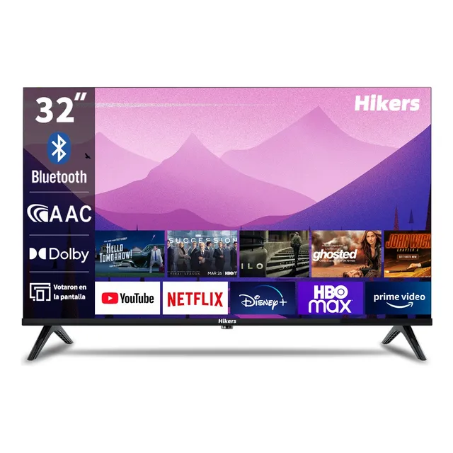 Pantalla Smart Tv Hikers 32 Pulgadas Hd Android Con Dolby