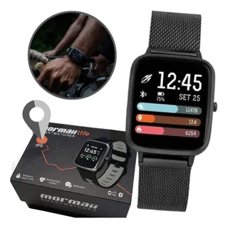 RelĂłgio Smartwatch Bluetooth Unissex Mormai Life Gps Incluso RelĂłgio Smartwatch Bluetooth Unissex Mormai Life Gps Incluso