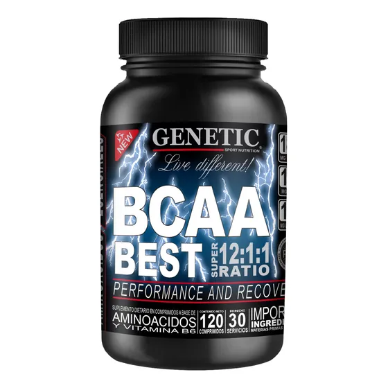 N1 Súper Amino Bcaa 12.1.1 Leucina Valina Isoleucina Genetic