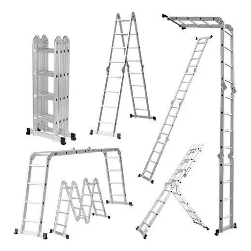 Escalera Andamio Aluminio 3.8 Mts 12 Escalones Kirkor - Sas