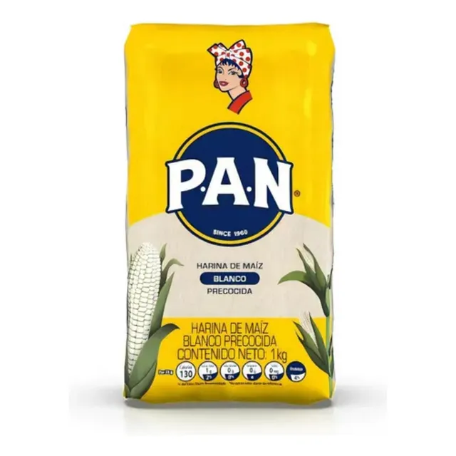 Pan Harina De Maíz Blanco 1kg