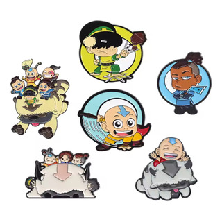 Set 6 Pin Pines Avatar Anng Appa Katara Zokka Set 6 Pin Pines Avatar Anng Appa Katara Zokka