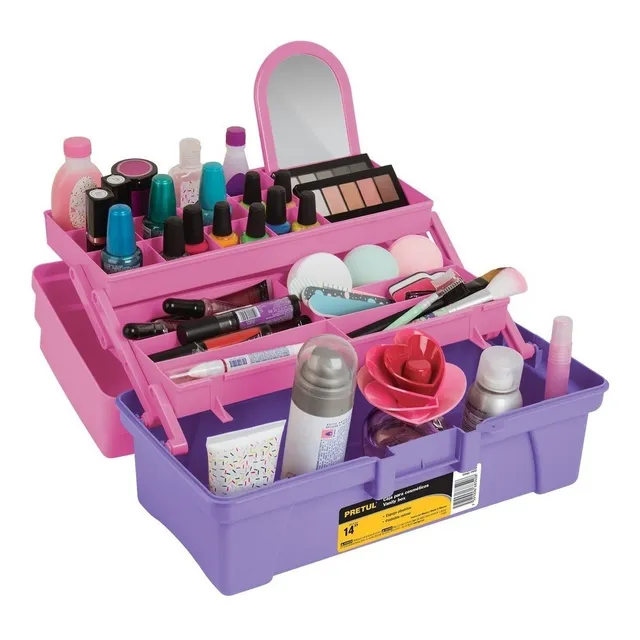 Caja Cosmetiquera Belleza Maquillaje 14pg Pretul