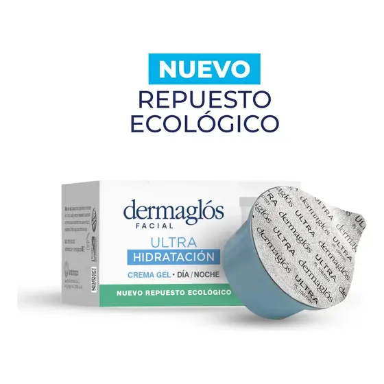 Crema Gel Dermaglós Repuesto Facial Ultra Hidratacion 50 G Todo Tipo De Piel Noche